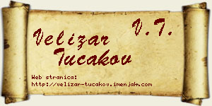 Velizar Tucakov vizit kartica